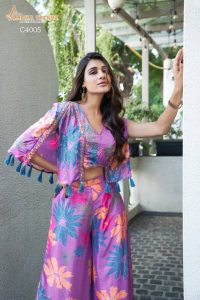 AMOHA C4005 DESIGNER  CROP TOP WHOLESALER IN INDIA